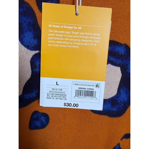 3.1 Phillip Lim for Target Light Knit Sweater Leopard Cheetah Print size L - Picture 4 of 5